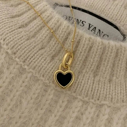 Vintage Heart Pendant Necklace