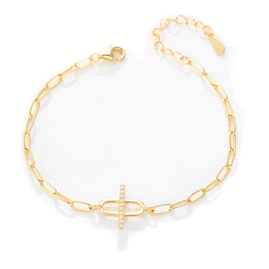 18k Gold Plated Serenity Bracelet