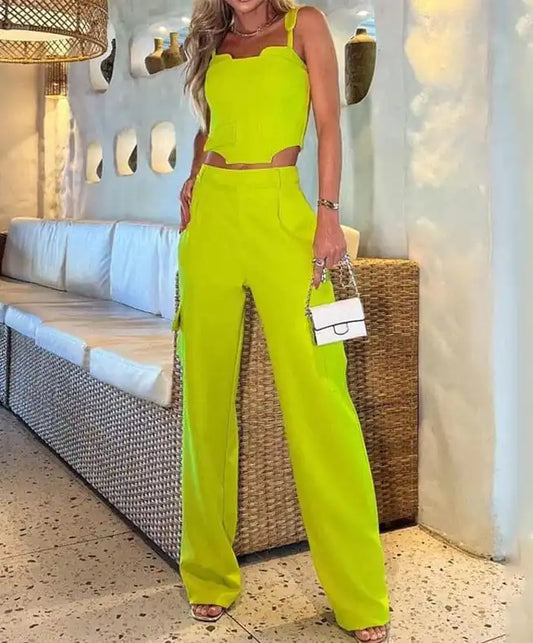 Leona Neon Pants Set