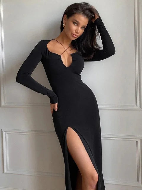 Luna Long Sleeve Maxi Dress