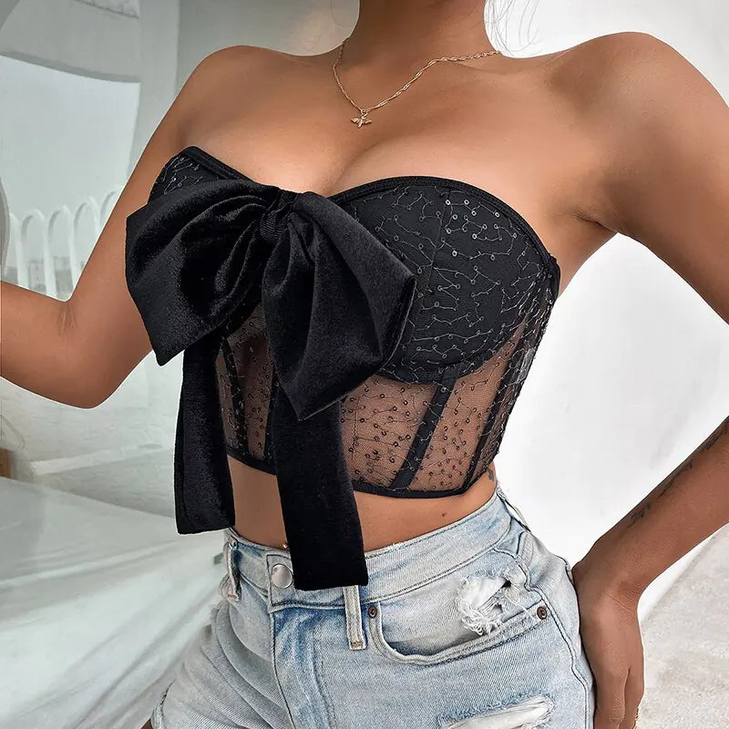 Stella Corset Crop Top