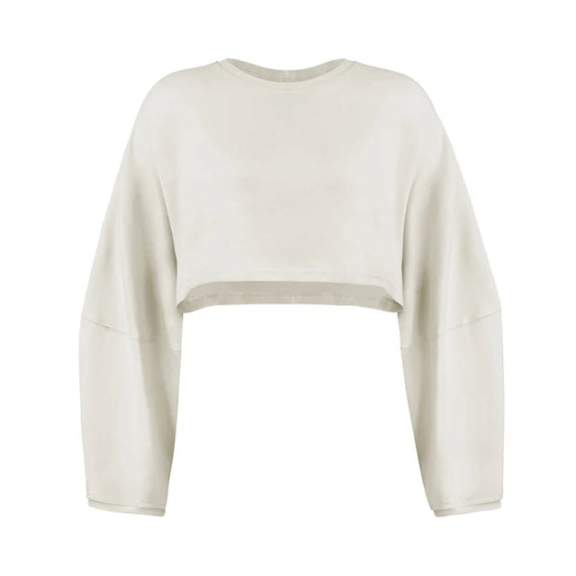 Olivia Oversized Crop Sweatshirt