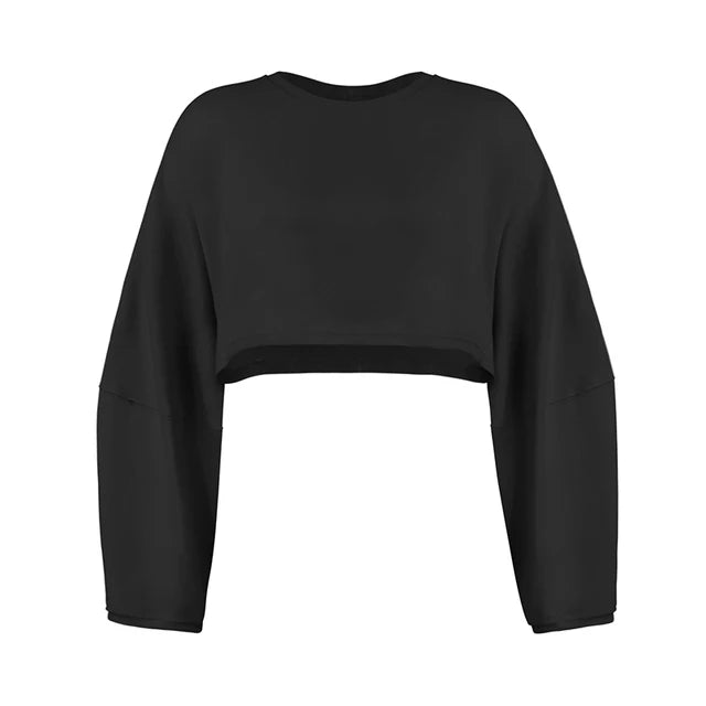 Olivia Oversized Crop Sweatshirt