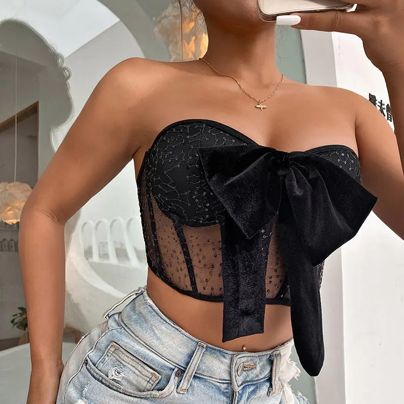 Stella Corset Crop Top